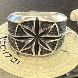 David Yurman Size 10 North Star Cushion Signet Ring,Brand New Condition